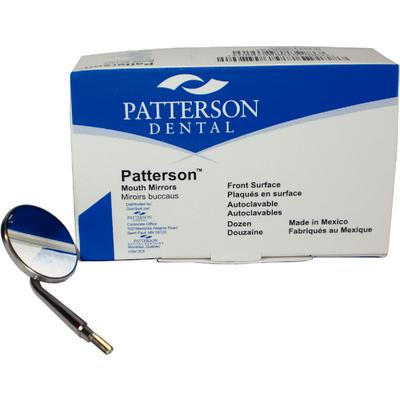 Miroirs buccaux Premium Patterson®, 12/boîte - Taille 4, douille