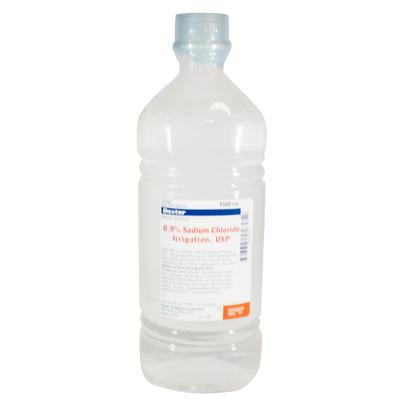 0.9% Sodium Chloride Irrigation, USP, Plastic Pour Bottle - BAXTER ...