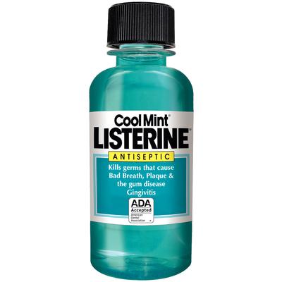 Listerine Mouth Wash Cool Mint Blue Solution Oral Care -Kosher