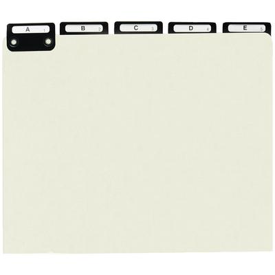 Smead® Indexed File Guides, Alphabetical, Green Pressboard, 1/5 Flat Metal  Tab - Green Pressboard, 1/5 Flat Metal Tab