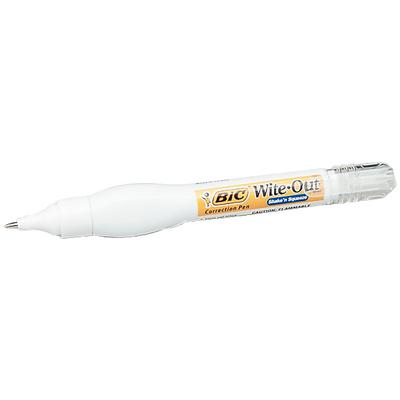 BIC Wite-Out Brand Shake 'n Squeeze Correction Pen, 8 ml, White
