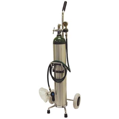 “E” Demand Valve Oxygen Resuscitator Kit on Cart – High Flow Regulator ...