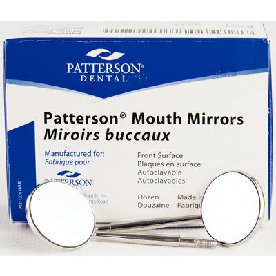 Miroirs buccaux Premium Patterson®, 12/boîte - Patterson Dental Supply