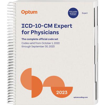 2023 ICD-10-CM Expert for Physicians Spiral Bound - 1/Pkg