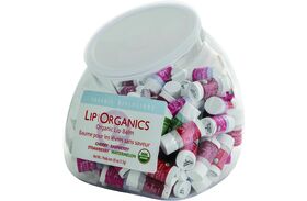 Baume à lèvres biologique en bocal – Fruit variés, 100/emballage