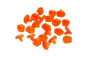 Coussinets de rechange pour extracteurs de couronnes et de ponts – Orange, 50/emballage