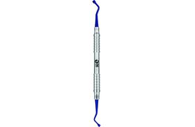 Compacteur/fouloir à os dentelé – Embouts revêtus de titane, double extrémité