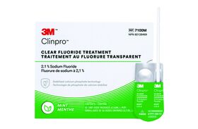 Traitement au fluorure Clinpro™ Clear 3M™ – dose unitaire de 0,5 ml, 50/emballage
