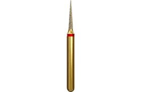 Instruments diamantés multicouches à usage multiple Alpen – FG, grain fin, rouge, aiguille