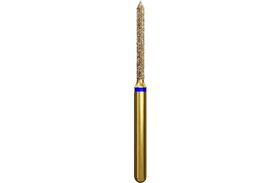 Instruments diamantés multicouches à usage multiple Alpen – FG, grain moyen, bleu, cylindre biseauté, 5/emb.