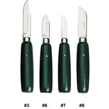 Buffalo Lab Knives – Green Line Enameled Wood Handles, Single End