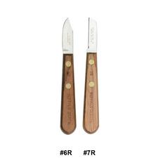 Couteaux de laboratoire Buffalo – Manches en bois de rose, simple extrémité