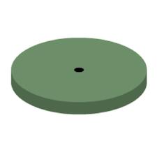 Polissoirs de silicone vert NTI® – Non montés, 0101-220, roue, 10/emballage