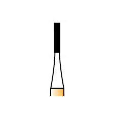 Alpen® Carbide Trimming and Finishing Burs – FG, Straight Cylinder 12 Flutes, # 7572, 1.2 mm Diameter, 5/Pkg