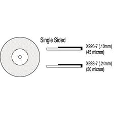 Thin-Flex® Diamond Discs – Single-Sided with Mandrel, 7/8" Diameter, 2/Pkg