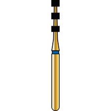 Fraises diamantées à usages multiples Alpen® – FG, groove cutter, grossier, bleu, 5/emballage