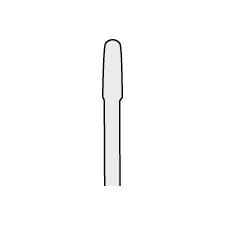 Carbide Burs – FG Surgical Length, Tapered Fissure Cross Cut, Round End, 5/Pkg