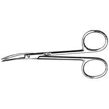 Surgical Scissors – Iris 4", Curved
