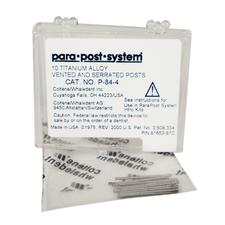Système de tenons endodontiques ParaPost® – Recharge en titane, 10/emballage