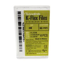 K-Flex Files Color Coded Plastic Handle – Length 30 mm, 6/Pkg