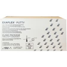 Matériau d’empreinte à base de polysiloxane vinylique EXAFLEX®, Emballage de mastic clinique