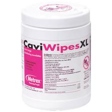 Petites lingettes CaviWipesXL™ pour désinfection superficielle – 22,9 x 30,5 cm (10" x 12 po)", 65 lingettes/boîte