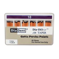 Dia-ISO GT™ Gutta Percha Points – 0.04 Taper, 60/Box