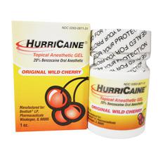 Anesthésique topique Hurricaine® – Gel 1 oz