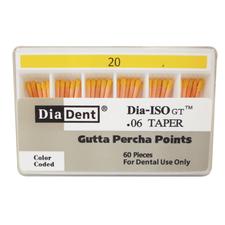 Dia-ISO GT™ Gutta Percha Points – 0.06 Taper, 60/Box
