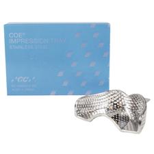 COE® Impression Trays – Stainless Steel Full Set, Perforated, 8/Pkg