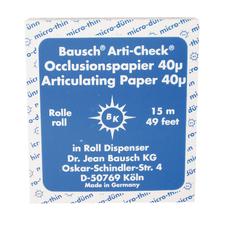Papier à articuler Bausch Arti-Check® – distributeur en rouleau