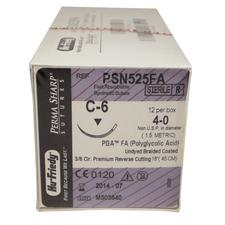Perma Sharp® Polyglycolic Acid (PGA FA) Fast Absorbtion Sutures –  Reverse Cutting, Length 18", 12/Pkg