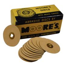 Plastic Brass Center Abrasive Discs – Cuttle, 50/Pkg