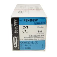 Perma Sharp® Polypropylene Sutures Nonabsorbable – 3/8 Circle, Premium Reverse Cutting, 18