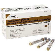 4% Articadent® Dental Articaine HCl with Epinephrine – 1.7 ml Injection Cartridge, 50/Pkg