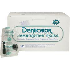 Denticator® Original Green™ Disposable Prophy Angles Combination Packs – Soft Green Cup, Medium, Mint