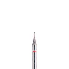 BluWhite Diamond™ Burs – FG, Fine, Red, Cone, Needle, # 8392, 1.6 mm Diameter, 1.3 mm Length, 5/Pkg