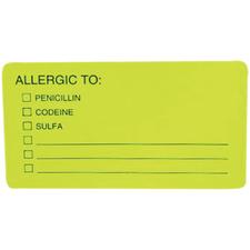 Allergic To Label – 3-1/2" x 1-3/4"