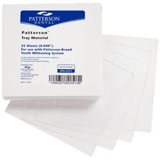 Patterson® Vacuum Forming Material for Custom Formed Trays – 5" x 5" Sheets, 25/Pkg
