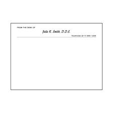 Traditional Note Pads, Personalized, 5-1/2" W x 4" H, 100 Sheets/Pad; 5 Pads/Pkg