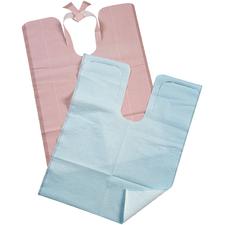 Chainless Bibs with Ties – 18" x 25", 250/Pkg