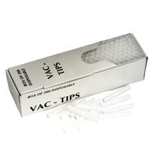 Vac-Tips – Disposable, 50.8 mm Length x 8 mm Diameter, White, 200/Pkg
