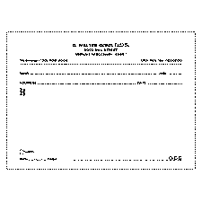Standard Prescription Blanks, Personalized, 100 Sheets/Pad; 5 Pads/Pkg