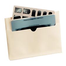 11-pt End-Tab Folder with Outside Double Pockets With 2 Inside Fasteners, Positions 1 and 3, 9-1/2" x 12-1/4", 50/Box