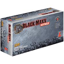 Black Maxx™ Nitrile Gloves – Powder Free, Nonsterile, 100/Box