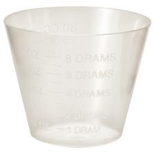 Measuring Cups, 30 ml Clear Polypropylene – 100/Pkg