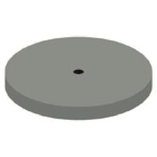 Polissoirs de silicone gris NTI® – Non-montés, grand disque, roue, 100/emballage