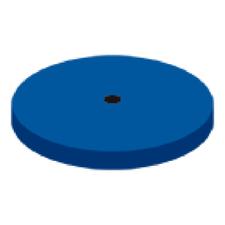 Polissoirs de Silicone bleu NTI® – Non-montés, 100/emballage