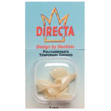 Directa® Polycarbonate Temporary Crowns – Refills, 5/Pkg