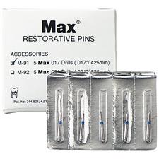 Max® Restorative Drills, 5/Pkg
